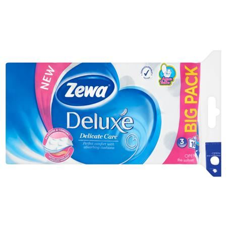 Zewa Deluxe toalettpapír 16 tekercses fehér (3214-93) (Z3214-93)