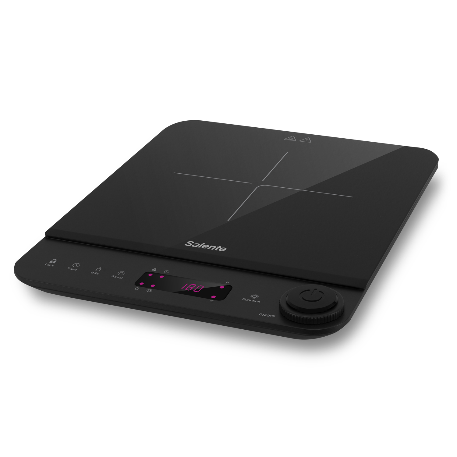 Salente InductPro1 Indukciós főzőlap 1800W - Fekete (INDUCTPRO1)
