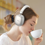 Hoco W35, Bluetooth стерео слушалки, v5.3, микрофон, 3,5 mm, функционален бутон, контрол на силата на звука, TF четец на карти, сгъваеми, телескопична лента за глава, сребрист (RS133944)