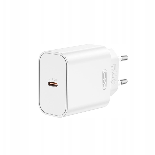 Wall Charger XO DESIGN CE32, 20W, 3A, 1 x USB-C, White