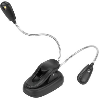 Ansmann Twinflex (1600-0119) Asztali lámpa LED 0.65 W Fekete, Ezüst (1600-0119)