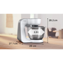 Bosch MUM58210 кухненски робот 1000 W 3,9 Д Бяла