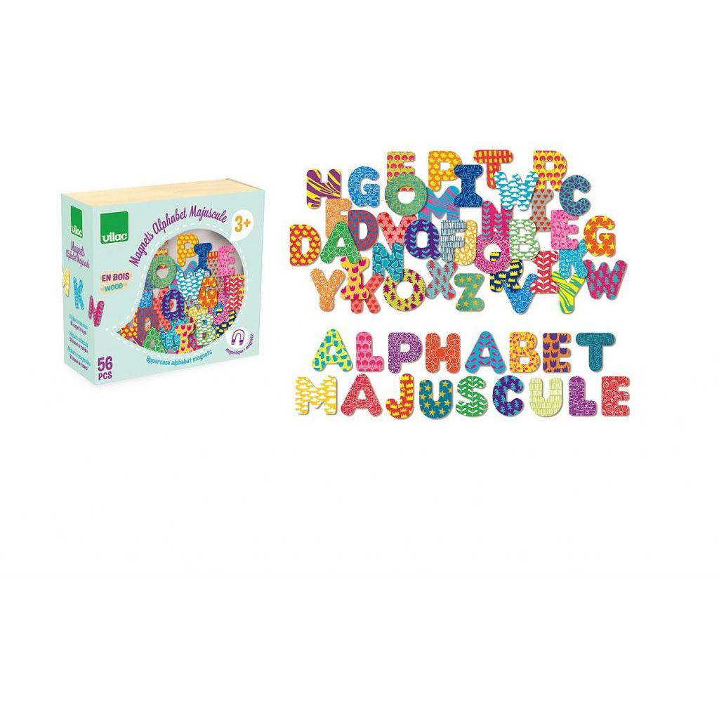 Vilac mágnesek nyomtatott ábécé (3048700567024)