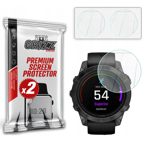 Szkło hybrydowe GrizzGlass HybridGlass do Garmin epix Pro gen. 2 51mm