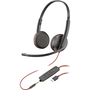 POLY Blackwire 3225 Слушалки Жичен Лента за глава Обаждания/музика UBS тип C Черен