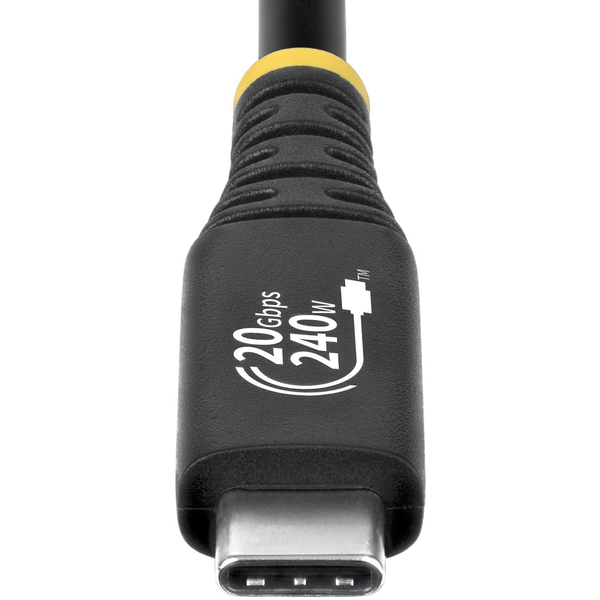 StarTech.com CC2M20GUSB4TP cavo USB USB4 Gen 2x2 USB C Nero