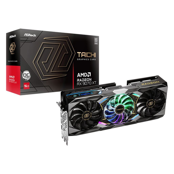 ASRock Radeon RX9070 XT Taichi 16GB OC videokártya (90-GA5HZZ-00UAN)