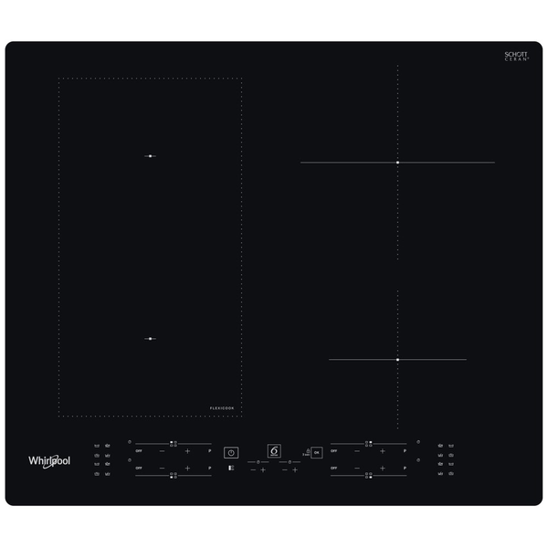 Whirlpool WL B3360 NE Zwart Ingebouwd 59 cm Inductiekookplaat zones 4 zone(s)