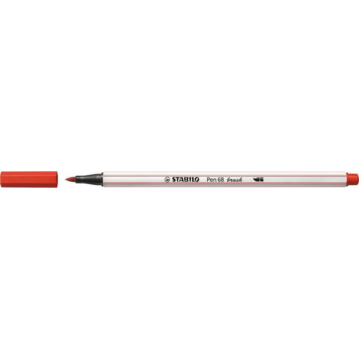 STABILO Pen 68 brush prémium ecsetfilc rugalmas heggyel piros (568/48) (568/48)