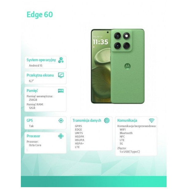Motorola edge 60 16,9 cm (6.67