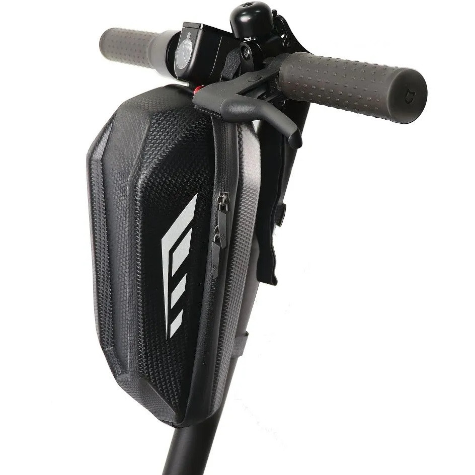 Univerzális, kerékpáros / biciklis / roller tartó, táska, kormányra szerelhető, vízálló, FSBFB-453-1, fekete (TS12309)