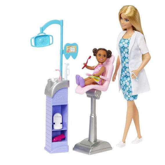 Mattel Barbie karrier baba: Fogorvos játékszett (HKT69) (HKT69)