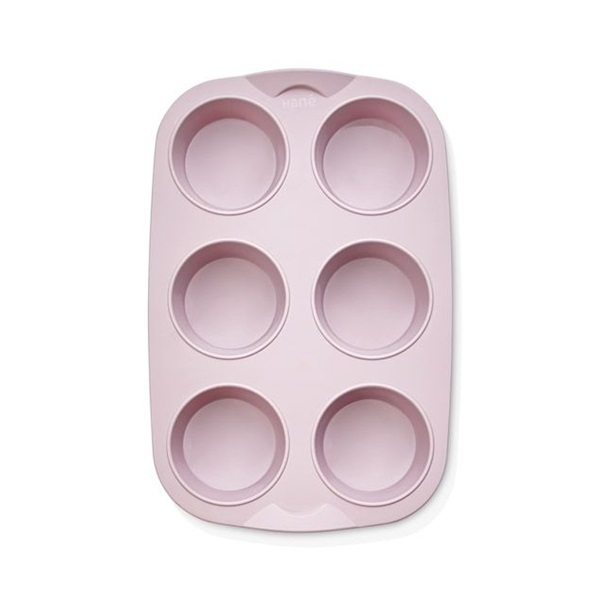 IRIS szilikon muffin sütőforma 6 darabhoz, szürke, fekete vagy piros színű SL-3208 (SL-3208)