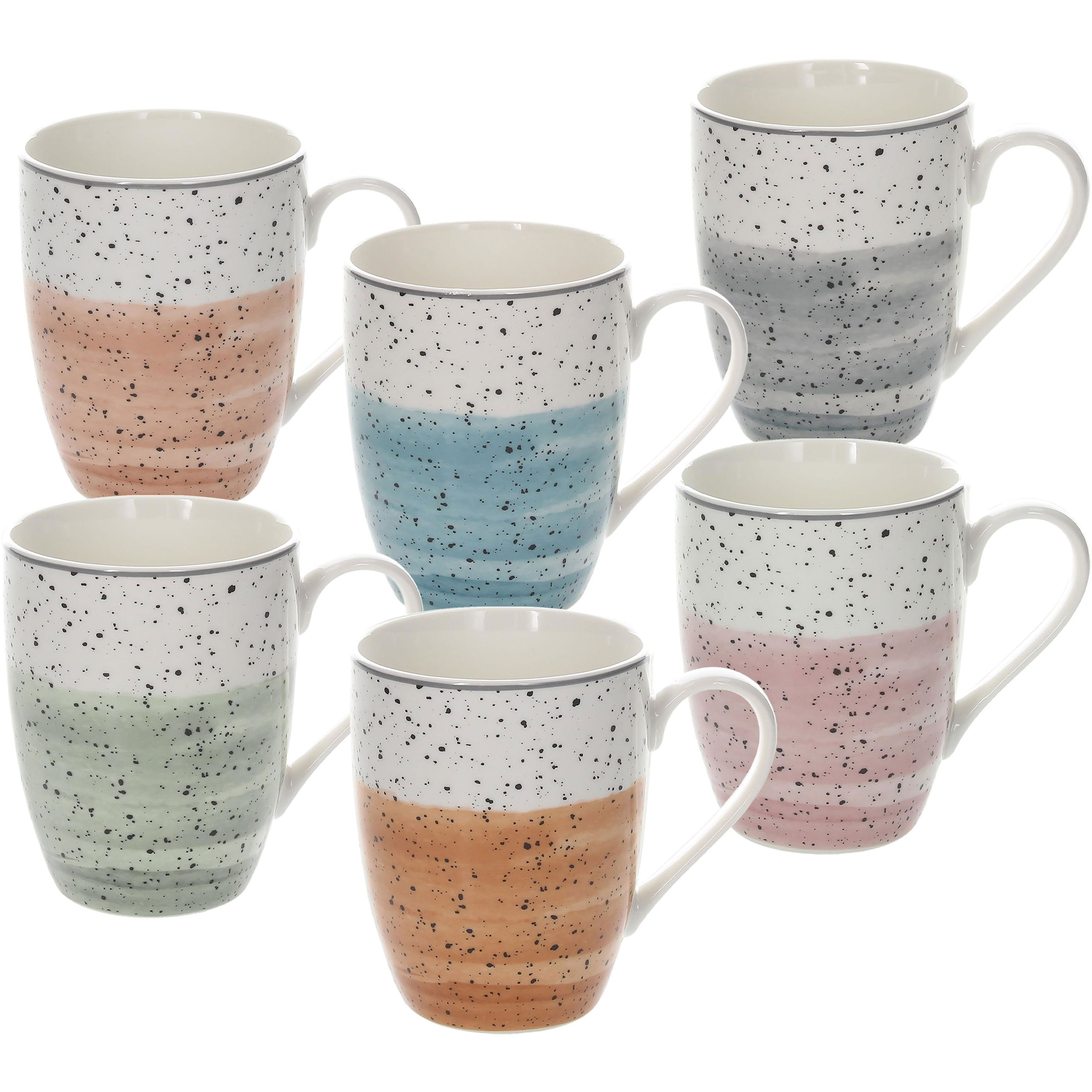 Tognana IRIS SIENNA bögre készlet, 350 ml, 6 db (IR61437M209)