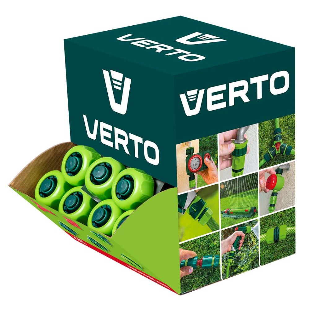 Verto 15G733-30 30db tömlő gyorscsatlakozó vizstoppos kétkomponensű 3/4