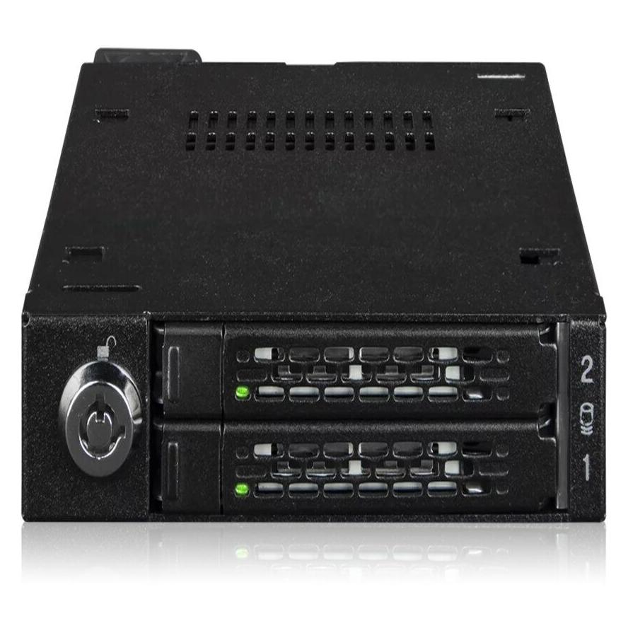 Icy Dock MB092VK-B ToughArmor 2x 2.5" U.2/U.3 NVMe SSD tálca (MB092VK-B)