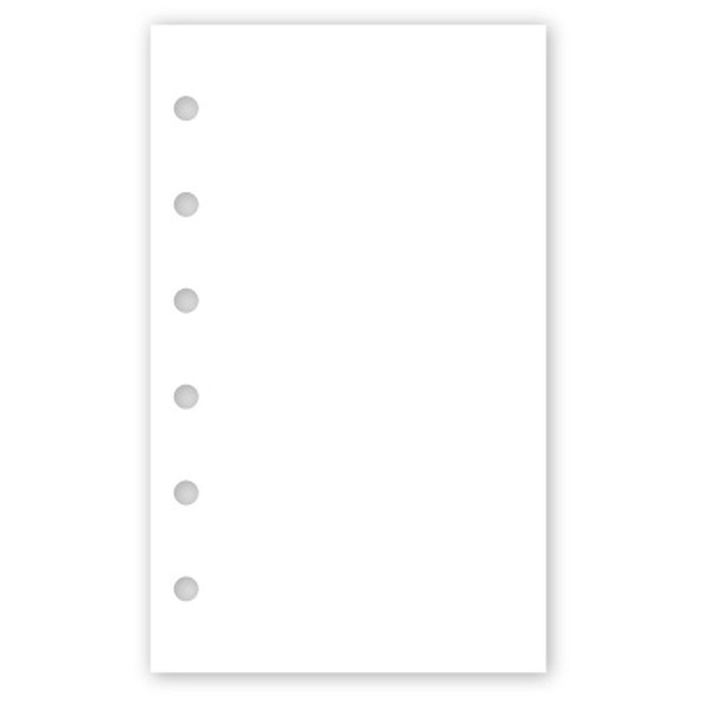 Realsystem 79x127mm Gyűrűs naptár sima betétlap (3410-00)