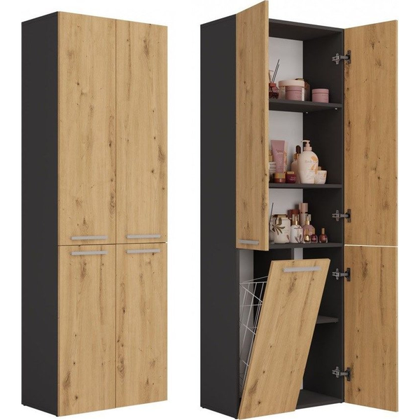 Columna De Baño Nel 1k/dd Antracita Artisan