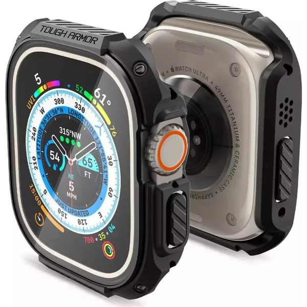 Spigen Tough Armor, black - Apple Watch Ultra 49mm