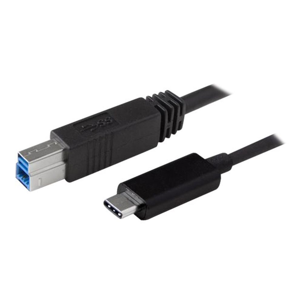 StarTech.com USB31CB1M cavo USB USB 3.2 Gen 2 (3.1 Gen 2) 1 m USB C USB B Nero