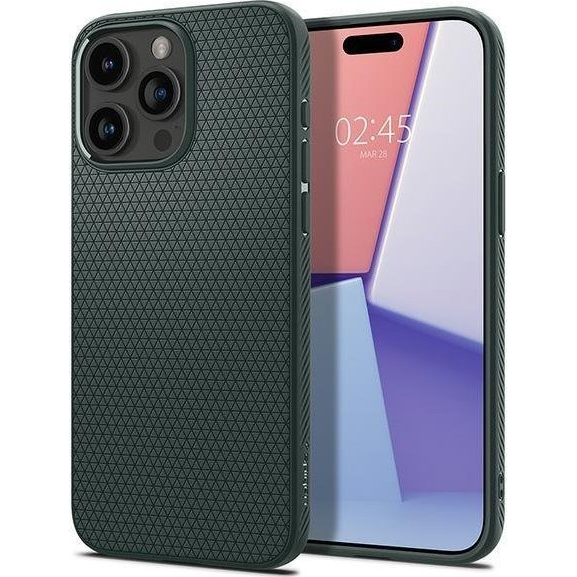 Spigen Liquid Air Apple iPhone 15 Pro tok, zöld ACS06706 (Spi002517)