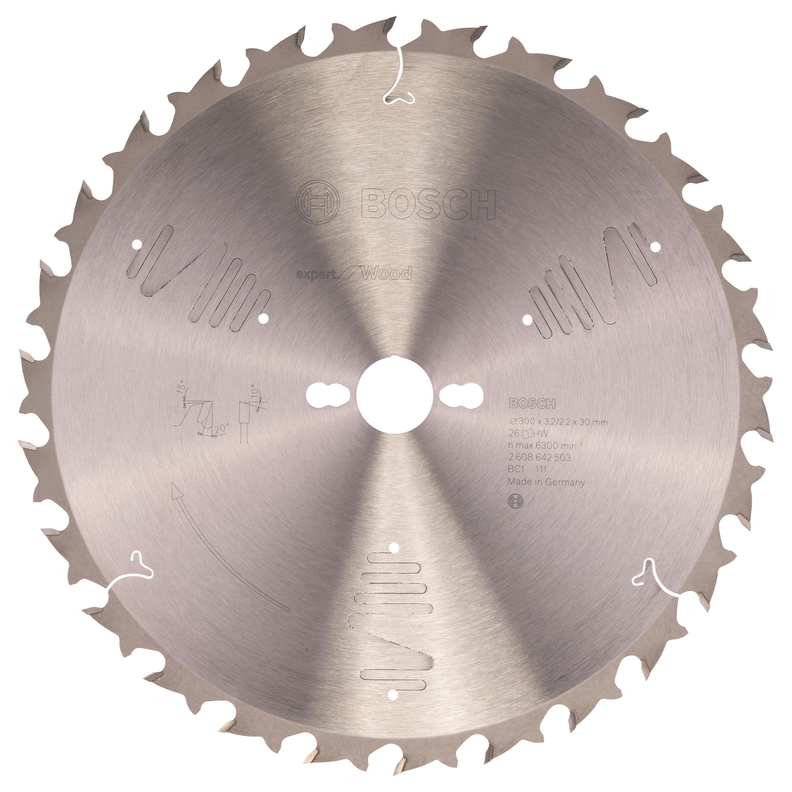 Bosch fűrészlap Expert for Wood 300 x 30 x 3,2 mm, 26 2.608.642.503 (2.608.642.503)