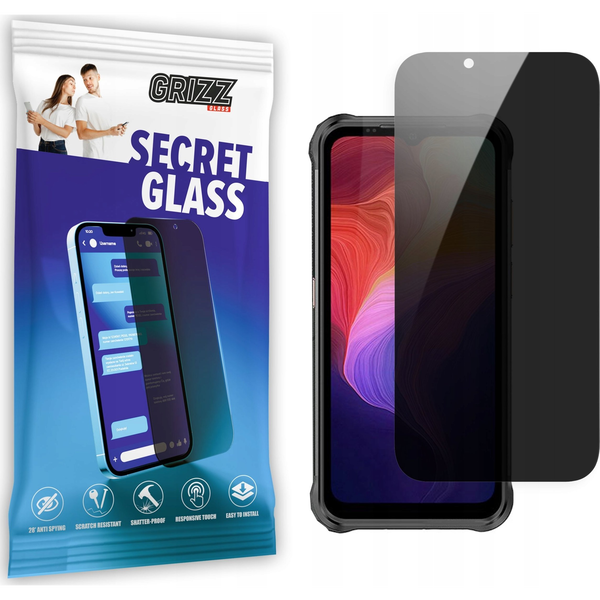  GrizzGlass Szkło prywatyzujące GrizzGlass SecretGlass Ulefone Power Armor 14