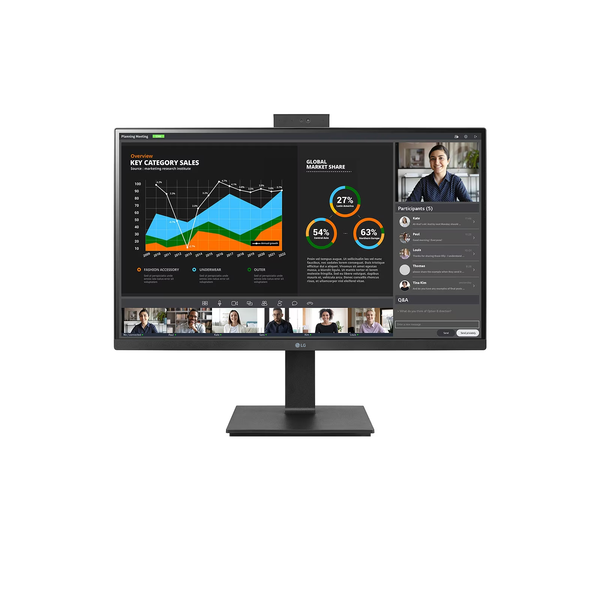 LG 27BQ75QC-B компютърен монитор 68,6 см (27") 2560 x 1440 пиксела Quad HD LED Черен