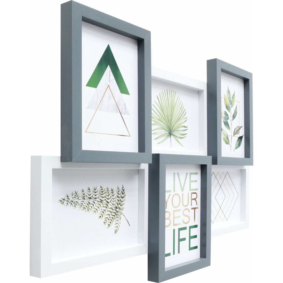 Deknudt S68VC9 38x52 Képkeret - Fehér/szürke (S68VC9P6_13,0X18,0)