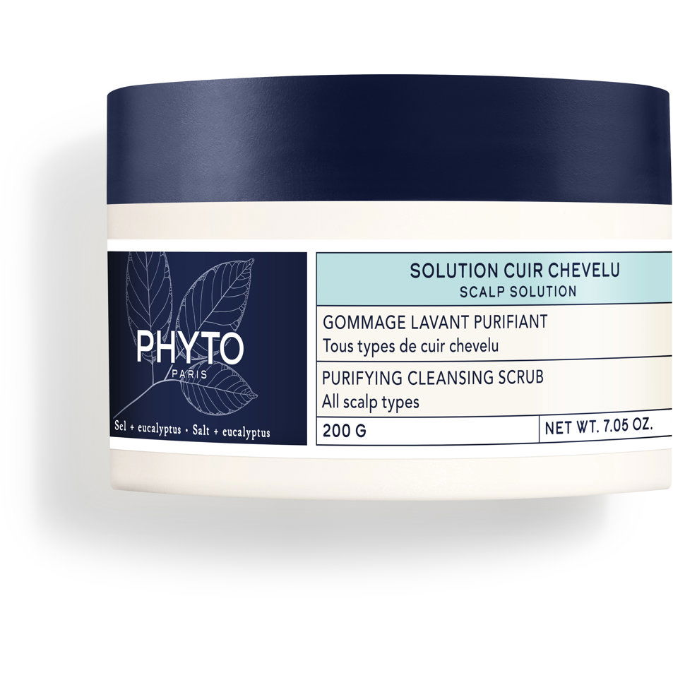 PHYTO Scalp Solution fejbőrtisztító peeling, 200 g (3701436913359)