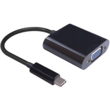 Adapter USB MicroConnect USB-C - VGA Czarny  (USB3.1CVGA)