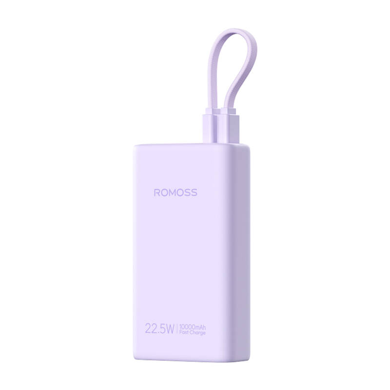 Romoss PHA10 Powerbank USB-A + USB-C / 10000mAh 22,5W - Lila (PHA10-151-8333H)