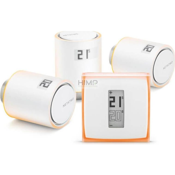 Netatmo NBU-NTH-NAV termostat RF Transparent, Hvid