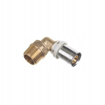 Sárgaréz könyök Qik 20 mm