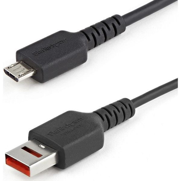 StarTech.com USBSCHAU1M USB-kabel USB 2.0 USB A Micro-USB B 0,48 Gbit/s Zwart