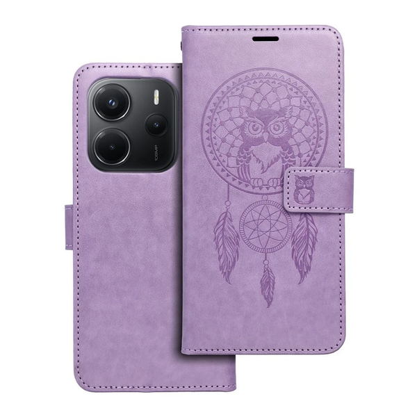 MEZZO XIAOMI Redmi Note 14 5G készülékhez könyv tok dreamcatcher lila