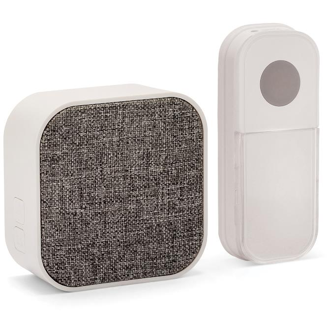 VELAMP Vezeték nélküli csengő DOM003 elemes, 150 m, 36 dallam (DOM003)