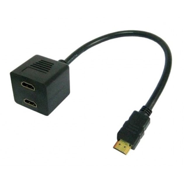 Techly ICOC-HDMI-F-002 HDMI кабел 0,3 м HDMI тип A (стандартен) 2 x HDMI Type A (Standard) Черен