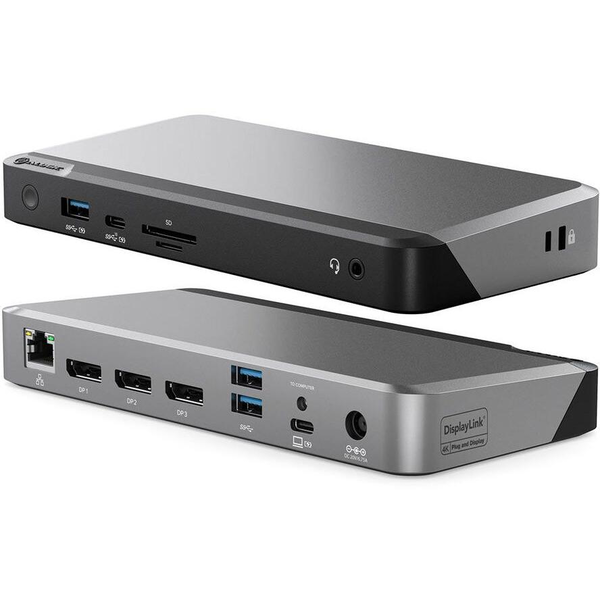 ALOGIC DX3 Ledningsført USB 3.2 Gen 1 (3.1 Gen 1) Type-C Sort, Grå