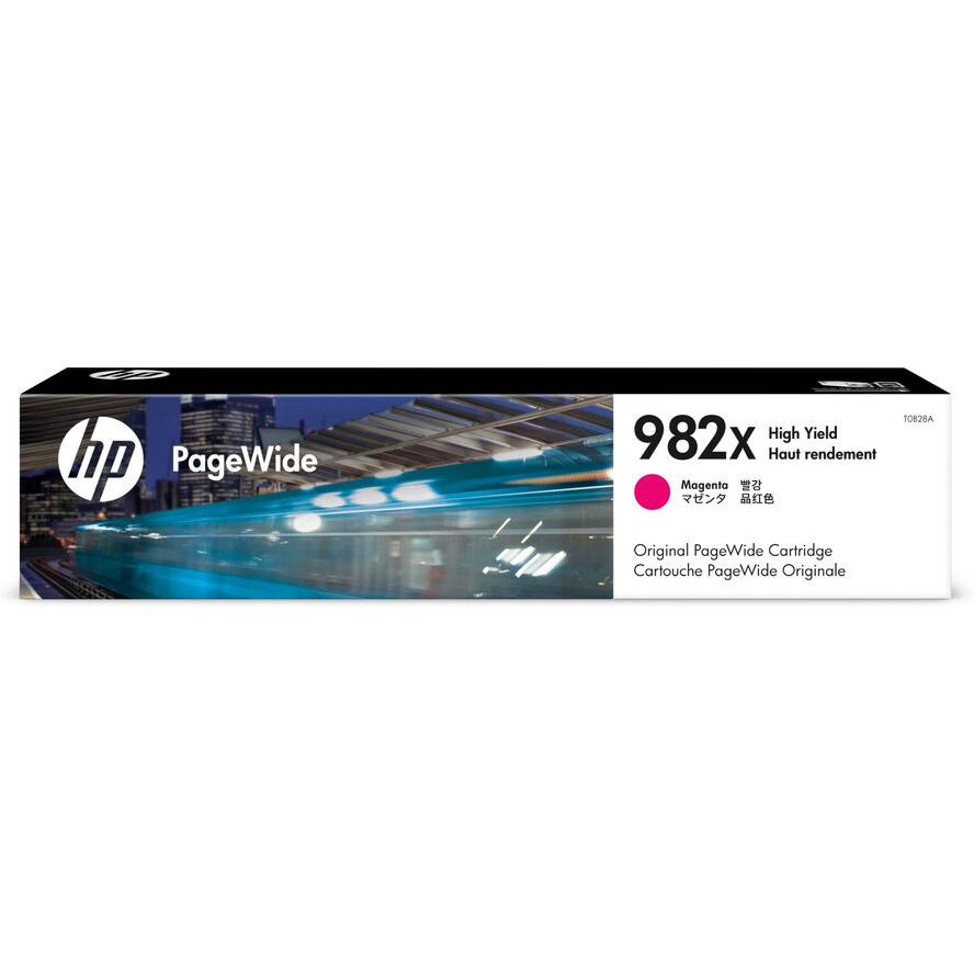 HP 982X High Yield Magenta Original PageWide Cartridge inkoustová náplň 1 kusů Vysoká (XL) výtěžnost (T0B28A)
