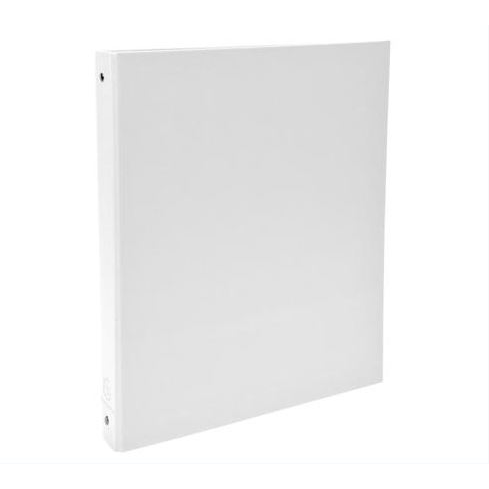 Exacompta PP borítású 4 gyűrűs gyűrűskönyv, 40mm gerincvastagság, A4 fehér (51378E) (51378E)