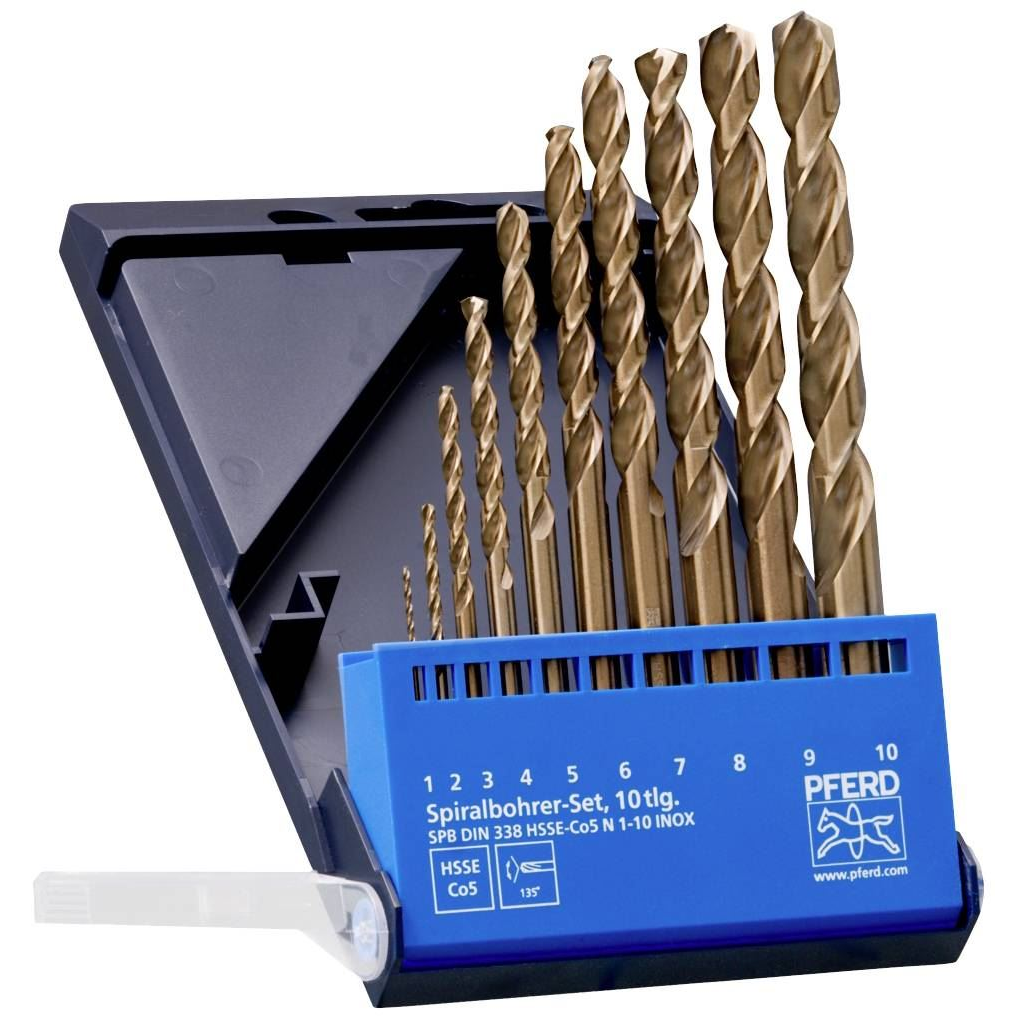PFERD fém spirálfúró készlet 10db (25298002) (pferd25298002)
