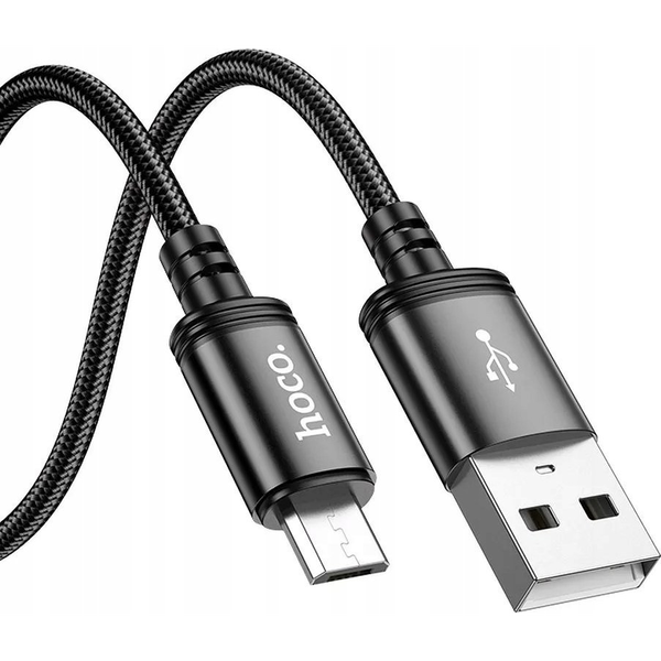 Kabel Hoco USB - microUSB typ B 2 m černý
