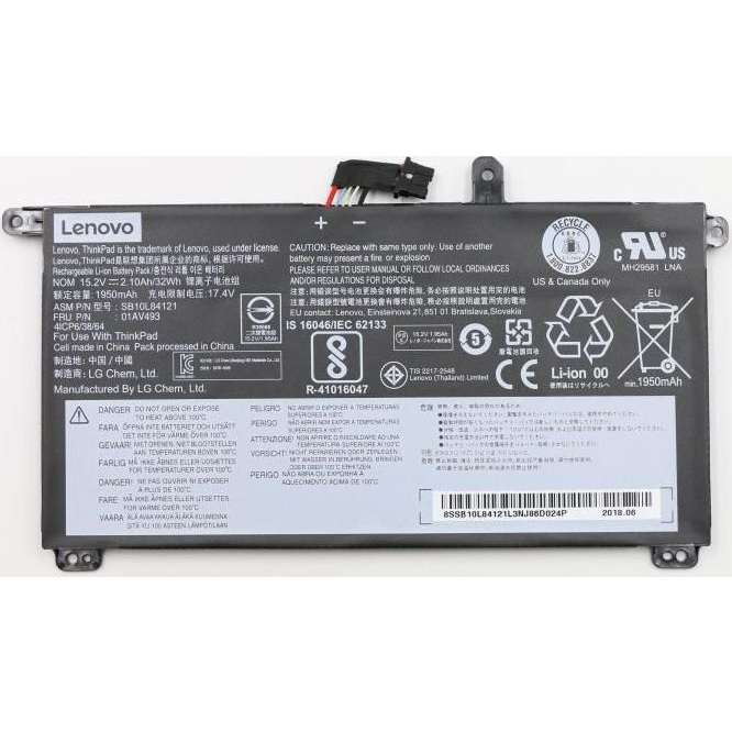 Batéria pre notebooky IBM, Lenovo originál lítium-iónová 2050 mAh Lenovo (00UR891)