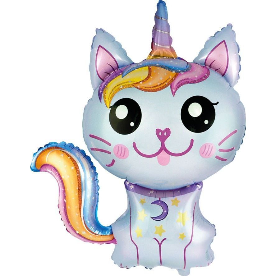 Unikornis Cica Fólia Lufi - 61 cm (8435102309584)
