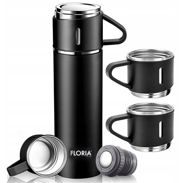 Floria ZLN0743 Thermos bottle with 2 cups 500ml