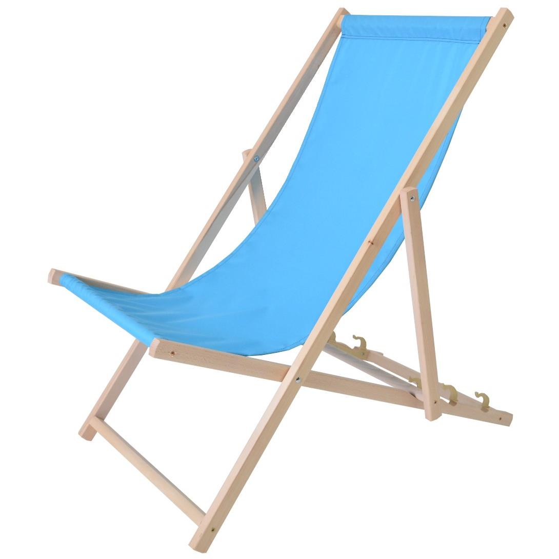 ROJAPLAST Bahama kerti fotel, natúr, kék (23210/13)