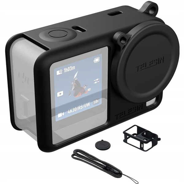 Pokrowiec Futerał Case Etui Osłona + Pasek + Dekielek do DJI OSMO ACTION 6 / S6-PTC-11