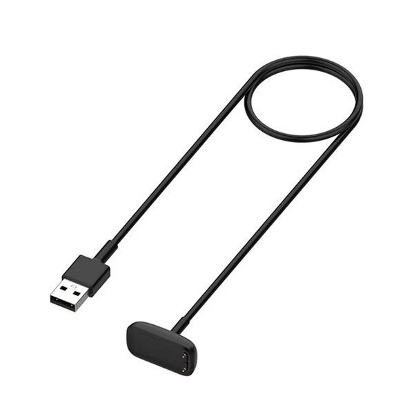 gigapack Töltőkábel USB (mágneses, 100cm) FEKETE Fitbit Luxe / Charge 5 " csomagolás" (GP-161746)