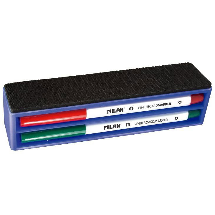 MILAN WhiteBoard + mágneses gumitok, 4 darabos készlet (MI165894)